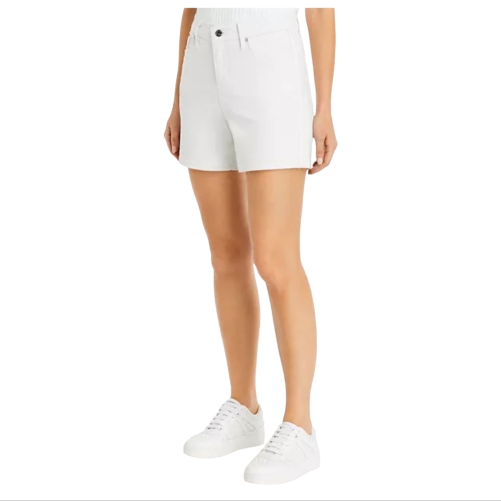 Karl Lagerfeld Women's White Jean Shorts Size 10 NWT